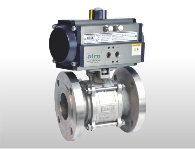 PNEUMATIC 3 PIECE BALL VALVE